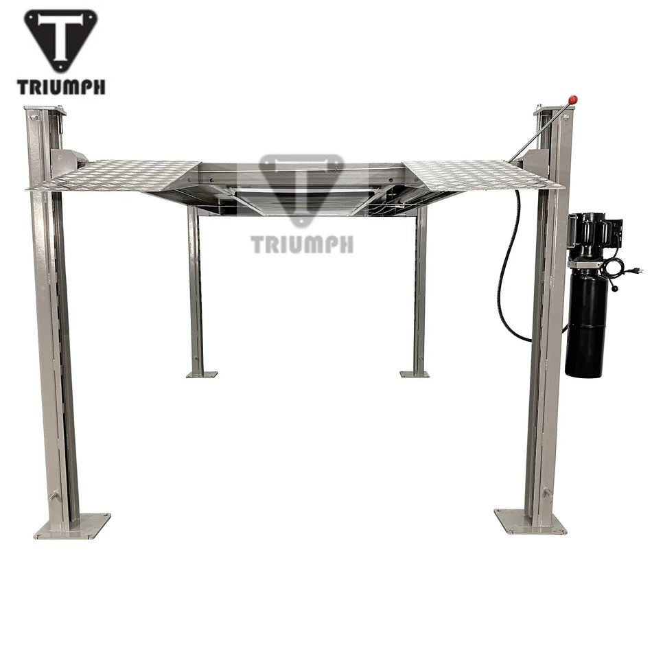 Triumph NSS-8XLT 8,000 lb Four-Post Storage Lift — High-Capacity, Space-Saving Vehicle Lifter