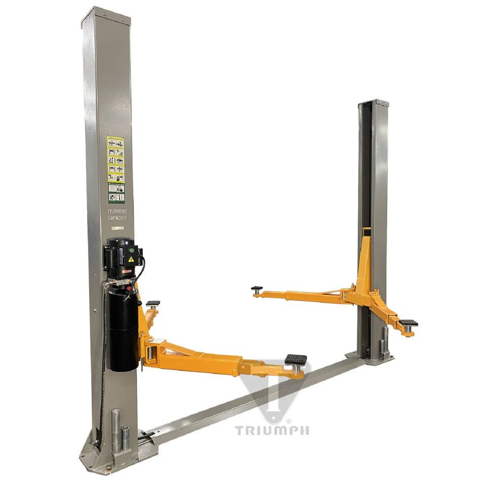 Triumph NT-11 11,000 lb Two-Post Automotive Lift – Heavy-Duty Vehicle Lifting for Shops
