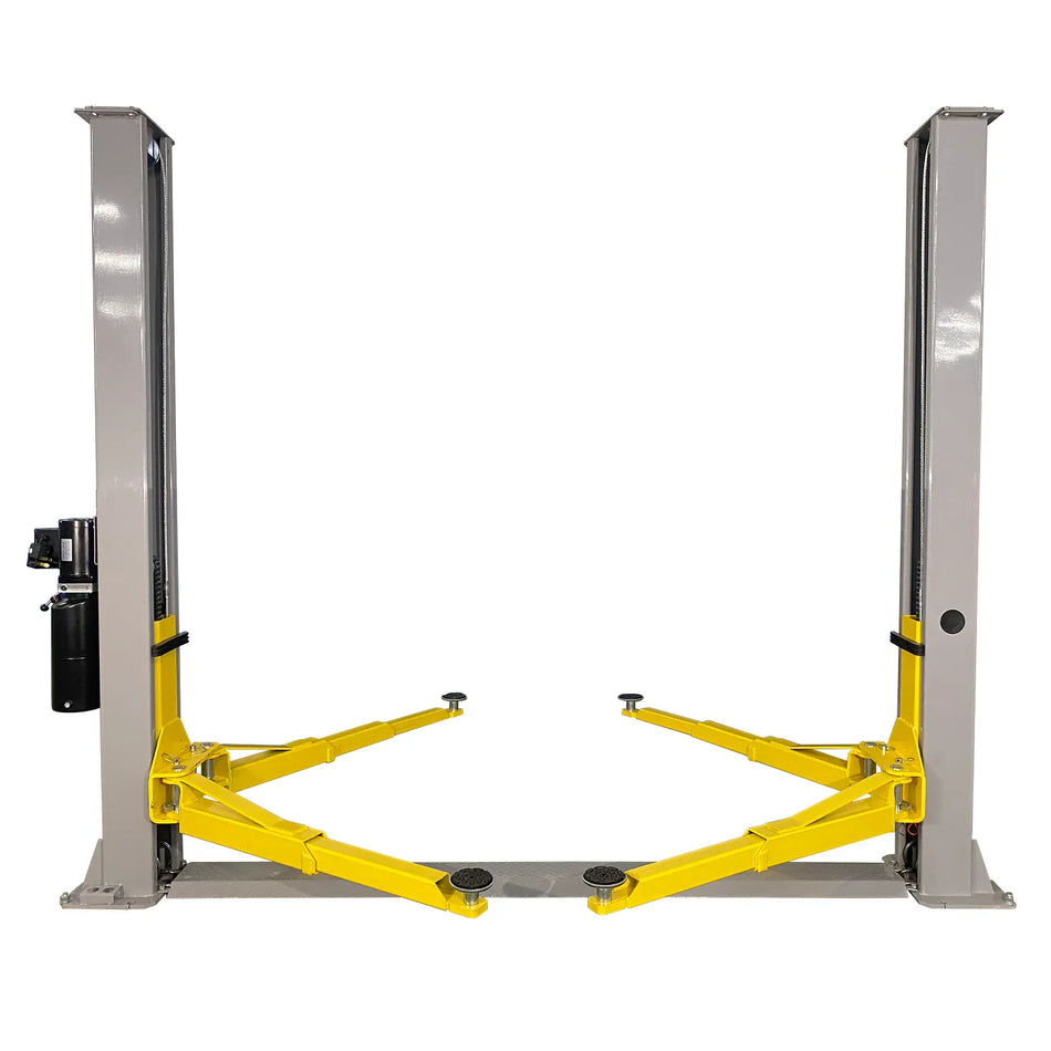 Triumph NT-9 9,000 lb Two-Post Floor Plate Lift for Low-Ceiling Spaces