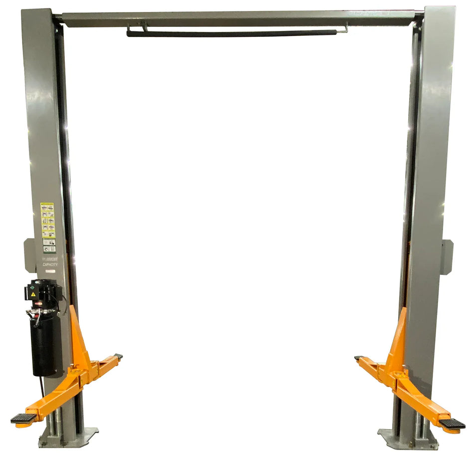 Triumph NTO-11A 11,000 lb Two-Post Auto Lift with Overhead Design and Truck Adapters