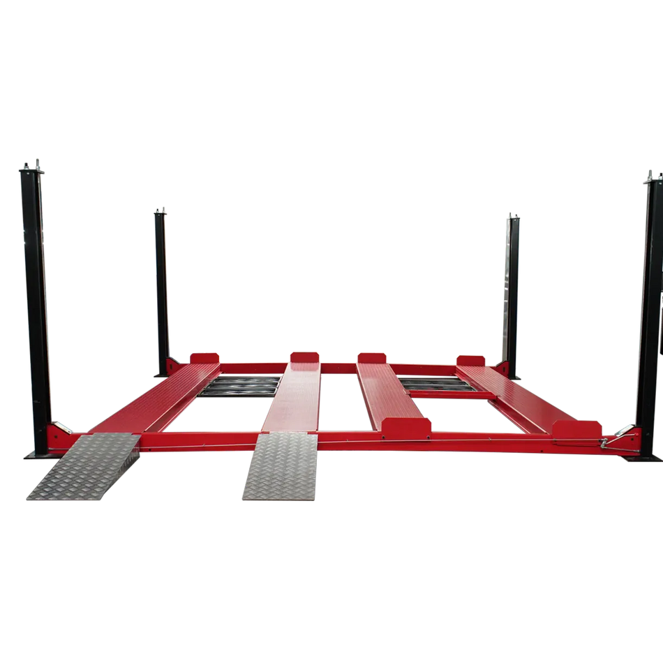 Triumph NSS9000 9,000 lb Double-Wide 4-Post Storage & Service Lift — Heavy-Duty, Space-Saving Garage Vehicle Lift